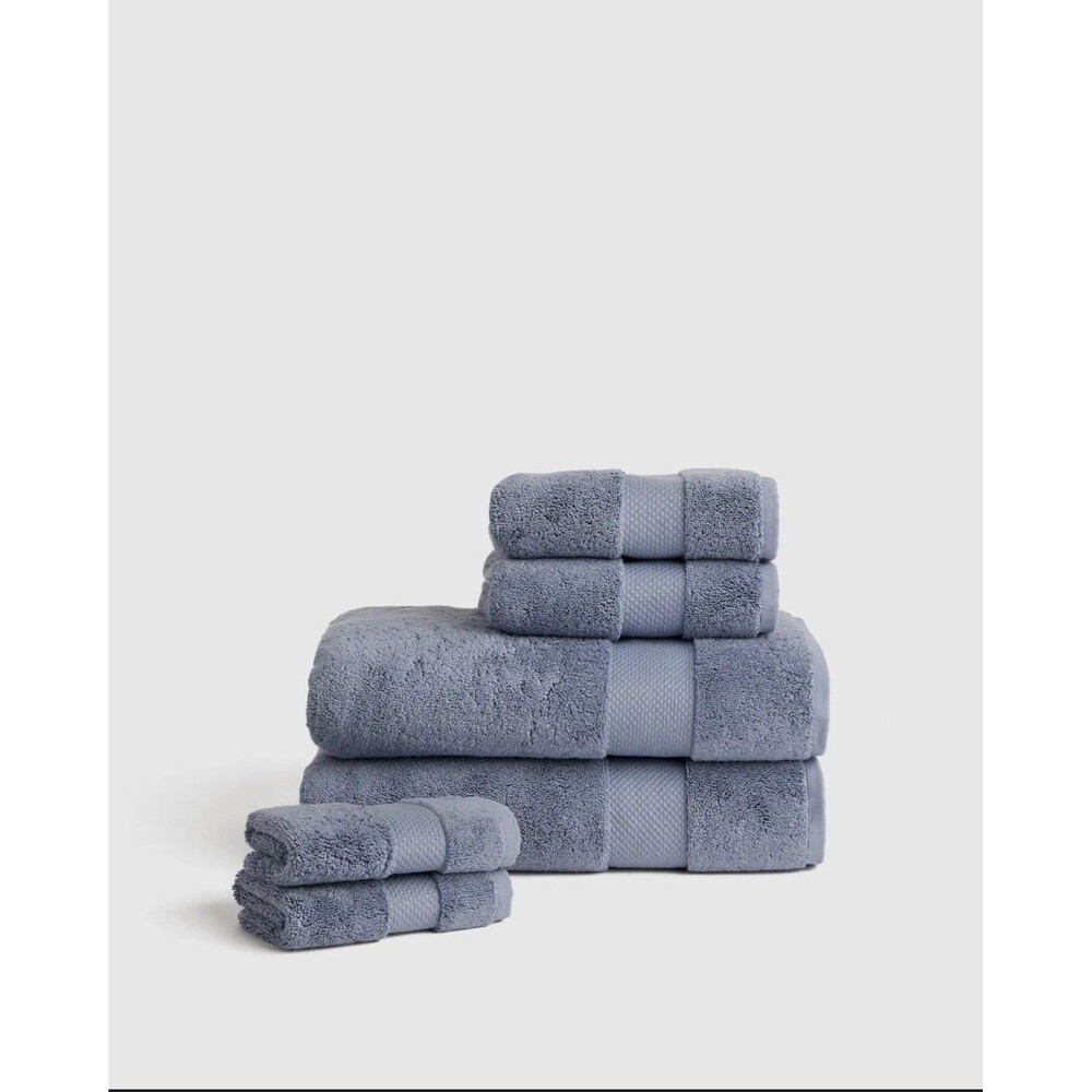 QUINCE Turkish Ultra Plush Bath Sheet Bundle MINERAL New $99.90